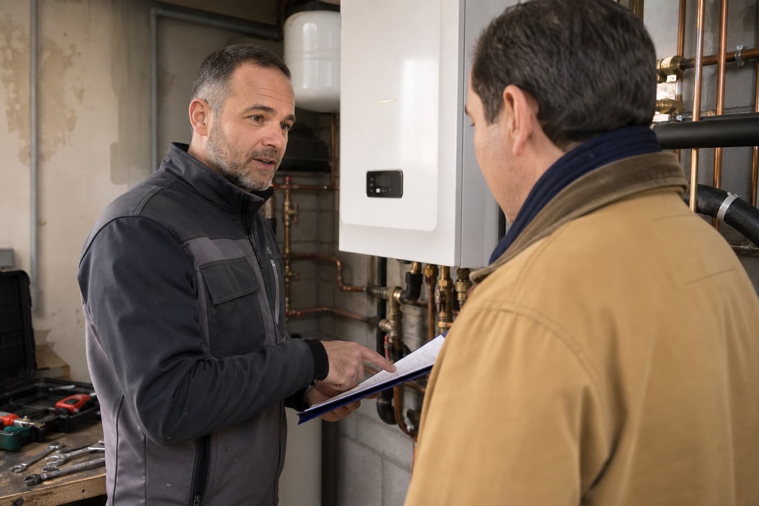 Une entreprise de plomberie-chauffage, 3 salariés · Toulouse (31)