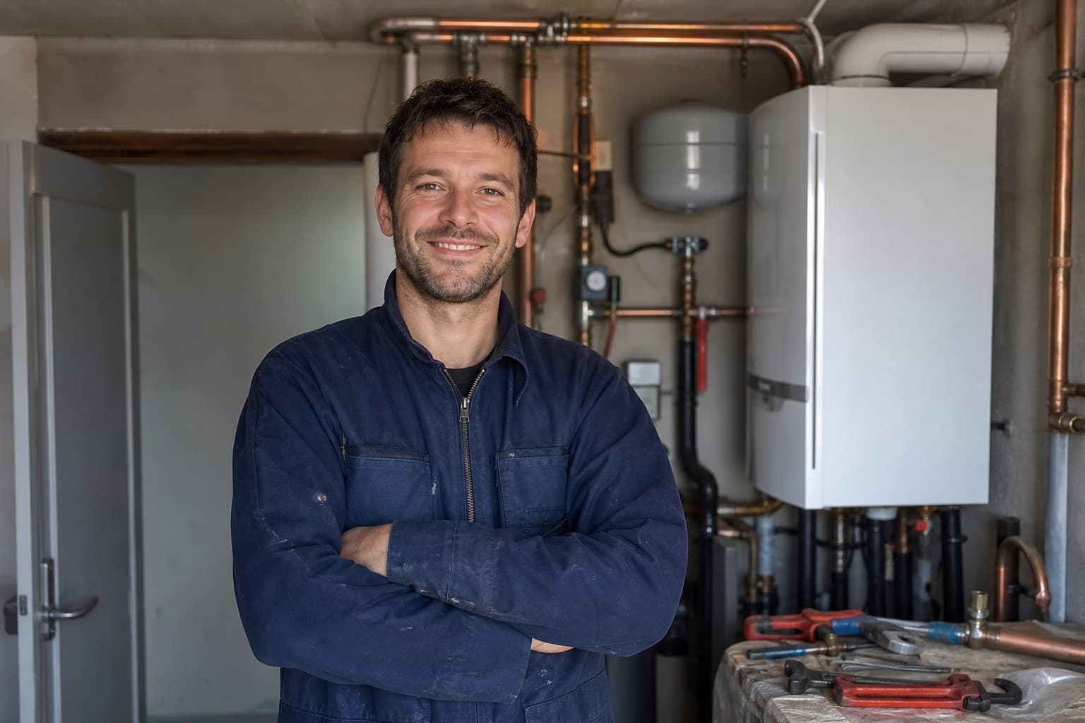 Une entreprise de plomberie-chauffage, 3 salariés · Toulouse (31)